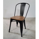 Black Wood Tools Chair