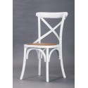 Tonet-White Cross Chair