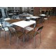 Mesa London vintage industrial hierro table
