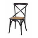 Tonet-Black Cross Chair